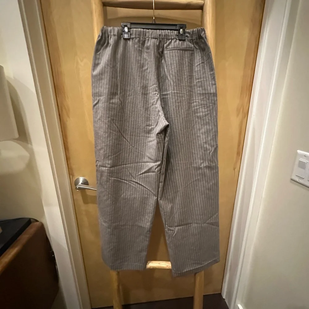 6397 Pinstripe Pull On Pants